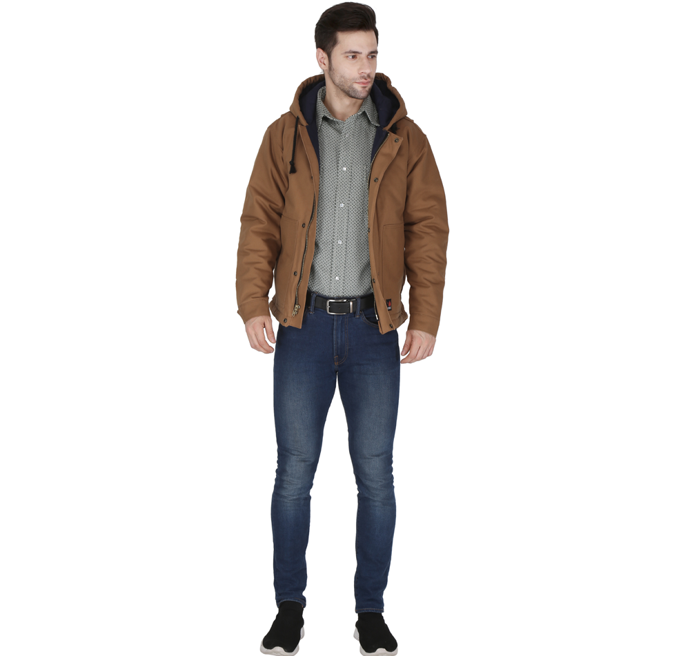 Picture of Forge FR MFRIJDH006 MEN'S FR  DUCK JACKET WITH DETACHABLE HOOD